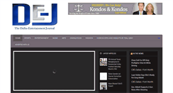 Desktop Screenshot of dallasentertainmentjournal.com